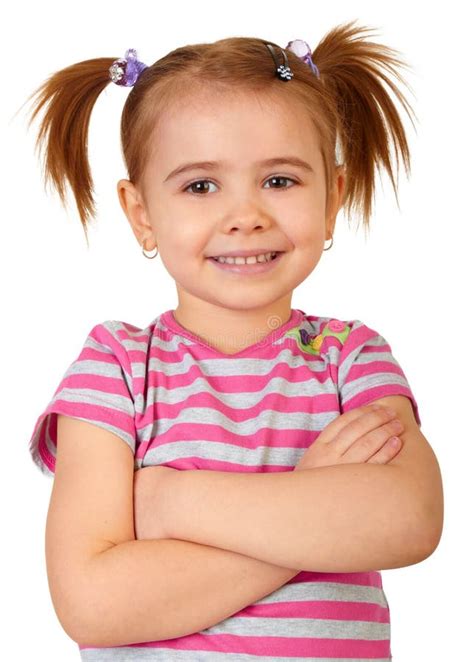 Little Funny Girl Stock Photo Image Of Funny Posing 14155580