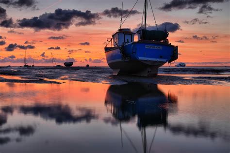 Wallpaper Ship Boat Sunset Sea Bay Water Shore Reflection