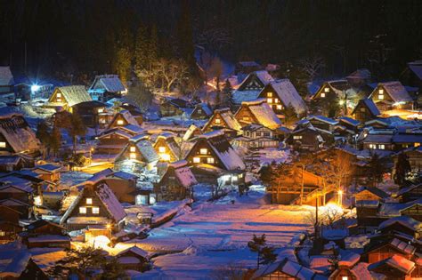 Shirakawago Light Up 2023 งานแสดงไฟหมู่บ้านมรดกโลกที่ญี่ปุ่น หนึ่งปีมี
