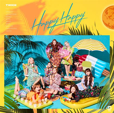Twice Happy Happy Breakthrough Album Covers Hdhr K Pop Database