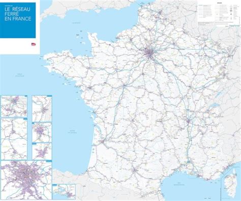 A Map Of The Entire French Rail Network The Map Room