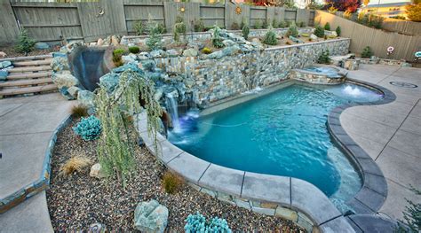 Natural Stone Swimming Pool Sacramento Gpt Construction