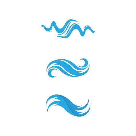 Waves Beach Logo And Symbols Template Icons Idea Wave Limitless Vector
