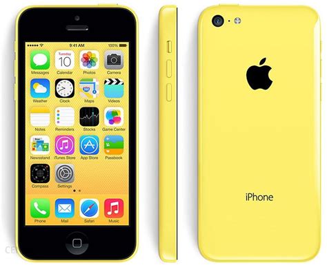 Apple Iphone 5c 8gb Żółty Cena Opinie Na Ceneopl