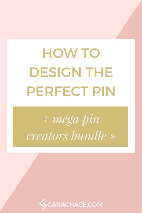 Designing The Perfect Pin How To Checklist — Cara Chace Pinterest