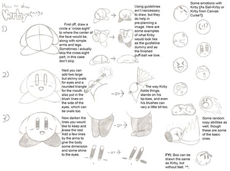 How To Draw Kirby By Nintendoart On Deviantart