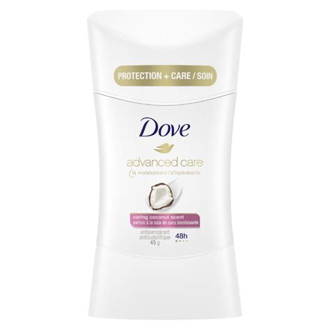 Dove Advanced Care Caring Coconut Antiperspirant Stick 45g London Drugs
