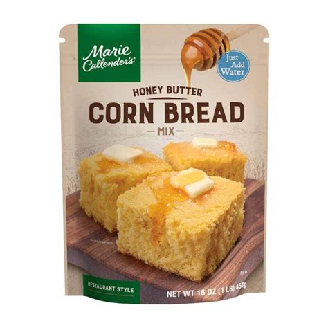 Marie Callenders Honey Butter Corn Bread Mix 16 Oz Case Of 4 Shelhealth