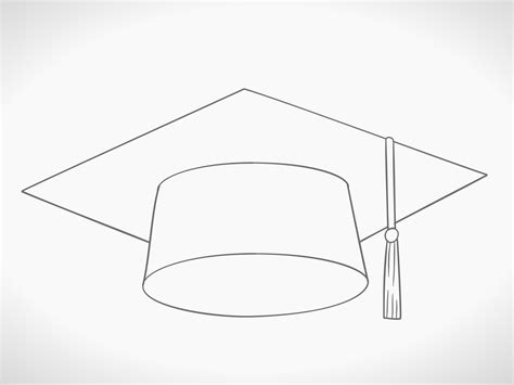 How To Sports How To Draw A Graduation Cap 14 Steps With Pictures