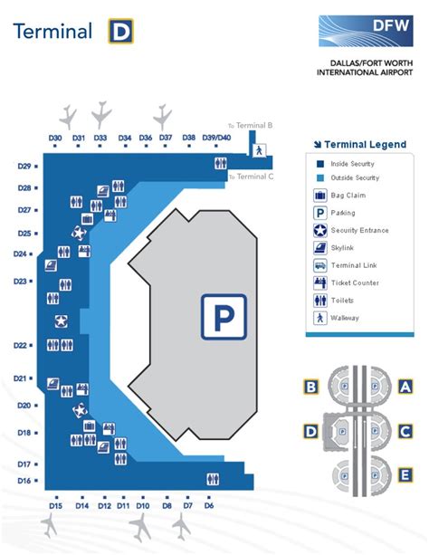 Dallas Fort Worth Airport Terminal Map Maps For You