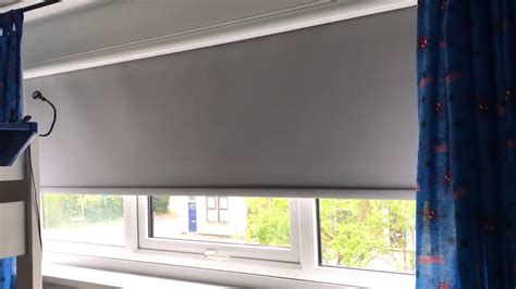 Blackout Roller Blind In A Cassette For Total Darkness Solar Powered