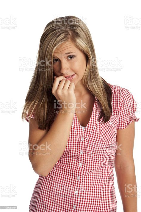 Girl Feeling Nervous Stock Photo Download Image Now Adult Anxiety