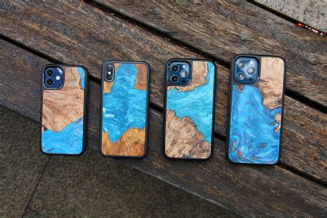 Wood Resin Case For Iphonewood Carve Cell Phone Caseresin Etsy Uk