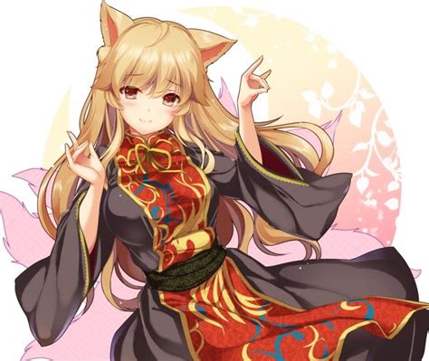 Anime Wolf Girl With Blonde Hair