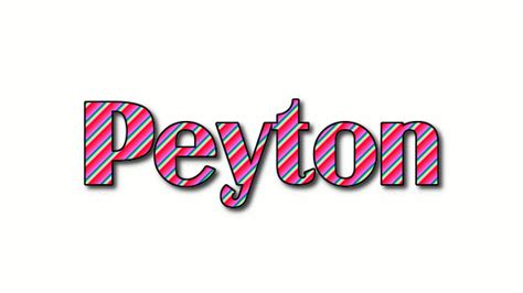 Peyton Logo Free Name Design Tool From Flaming Text