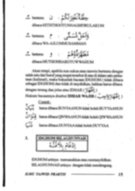 SOLUTION: Hukum bacaan idgham bighunnah dan bilaghunnah beserta