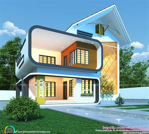 2350 Square Feet Ultra Modern Home Plan Kerala Home Design And Floor