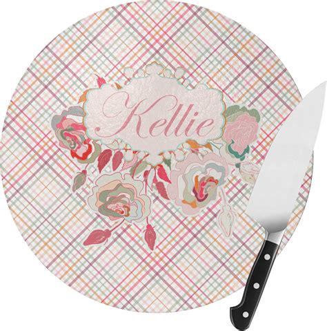 Our modern cutting boards feature unique, original designs, illustrations, patterns, & customizable engravings. Modern Plaid & Floral Round Glass Cutting Board - Medium ...