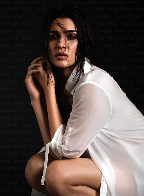 Indian Model Kriti Sanon Navel Showing Photo Shoot For Fhm India South Indian Actress Photos