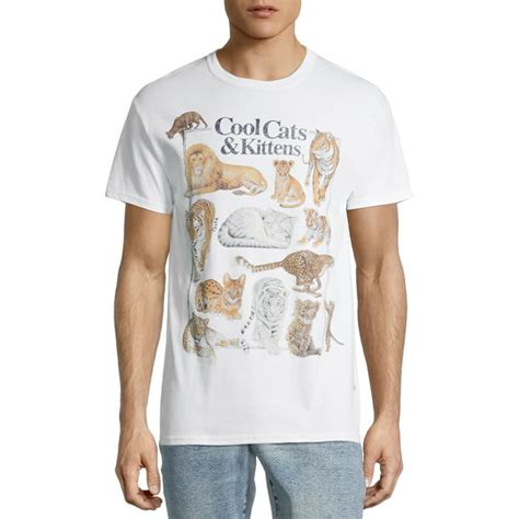 Humor Cool Cats And Kittens Mens And Big Mens Graphic T Shirt