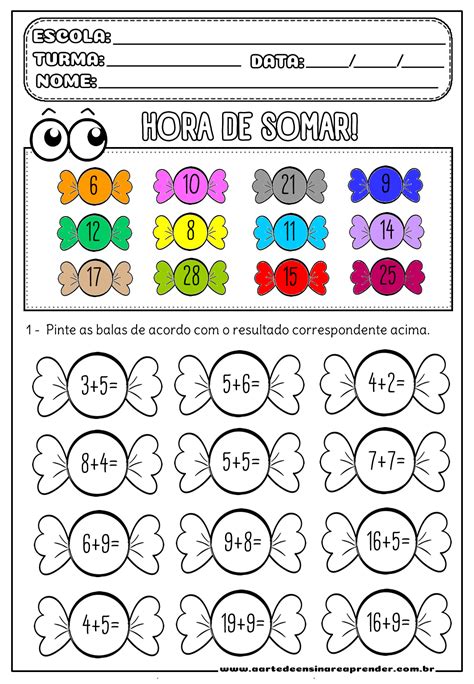 Atividade De Somar Educação Infantil Sololearn