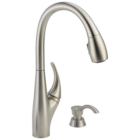 Delta has also multiple single handle kitchen faucets such as the delta 9178 that has become very popular among consumers in recent years. Delta-19912-SSSD-DST Deluca, Single Handle Pull-Down ...