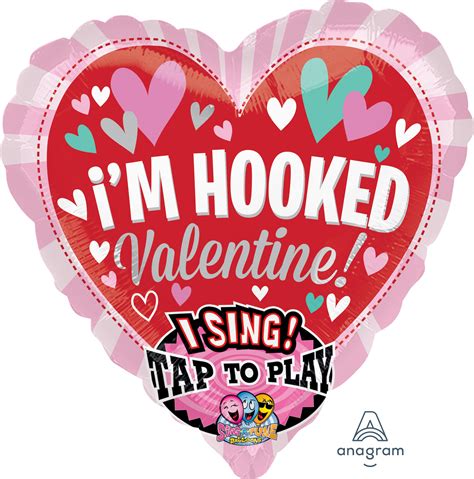 buy sing a tune im hooked valentine ballons for only 7 59 ca balloons online canada