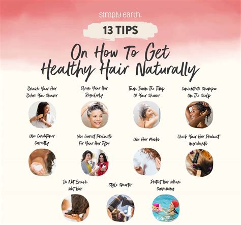 13 Tips On How To Get Healthy Hair Naturally Simply Earth Blog