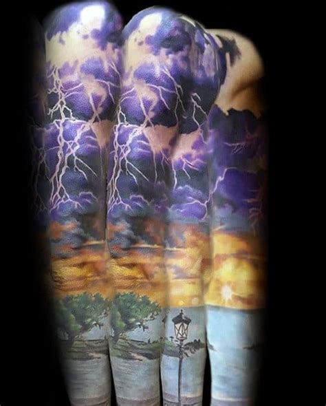 Download and use 300+ thunderstorm stock photos for free. 60 Thunderstorm Tattoo Designs For Men - Weather Ink Ideas