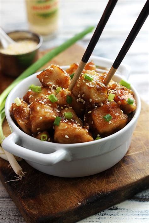 Flip each chicken piece once then continue baking until cooked through and crispy, an additional 5 to 10 minutes. Baked Sesame Chicken. Made this for dinner tonight! It was ...