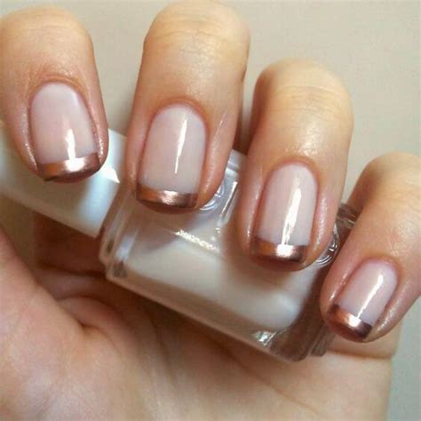 35 Splendid French Manicure Designs Classic Nail Art Jazzed Up Belletag