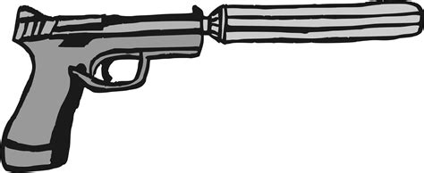 Free Download Transparent Pistol Comic Gun Png Clipart Full Size
