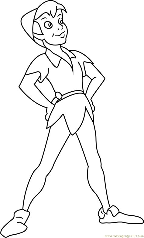 Free Printable Peter Pan Coloring Pages