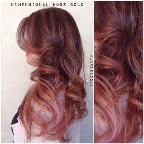 Shop for hair color in hair care. Rose-gold ombré with auburn hair | To Dye For | Pinterest ...