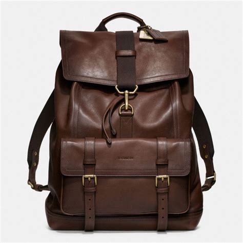 Coach Bleecker Backpack In Leather In Mahogany Modesens
