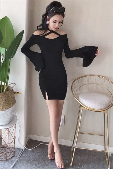 Pin On Bodycon Black Mini Dresses