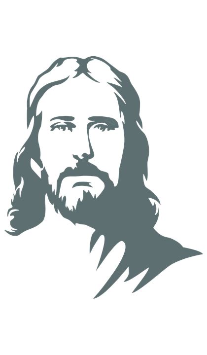 Download Jesus Christ Face Royalty Free Vector Graphic Pixabay