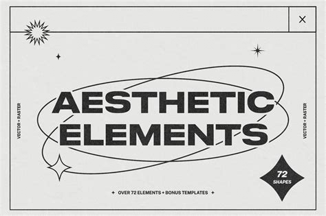 Aesthetic Elements — 70 Vector Shapes Creative Market