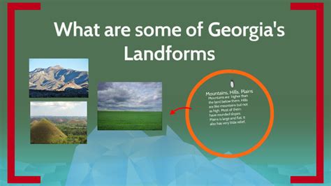 What Are Some Of Georgias Landforms By Myles Taylor