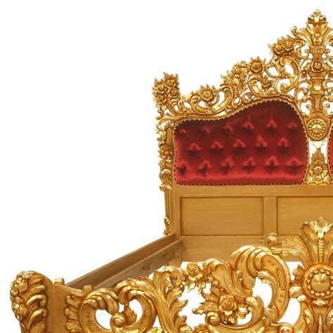 Royal Crown Bed In Gold Akd Furniture