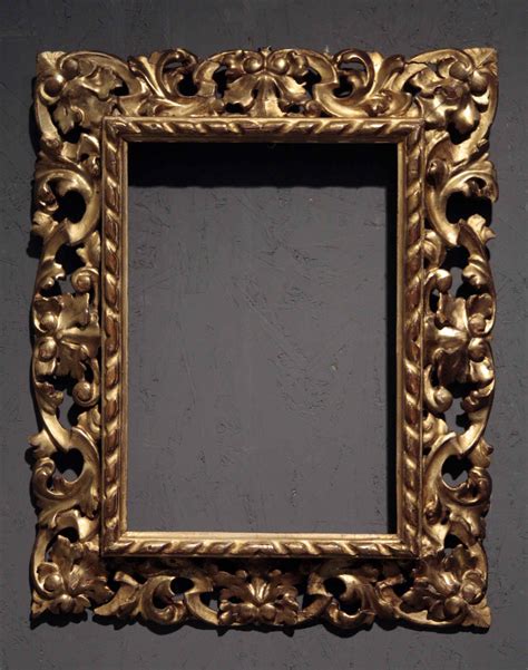 Carved And Gilded Frame Tuscany End Of The Century Xviii Cadres