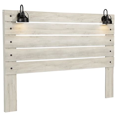 Solid, well made and at a. Benchcraft Cambeck Rustic King Panel Headboard with ...