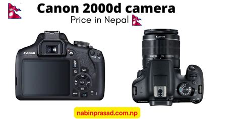 Canon Eos 2000d Price In Nepal Specs And Features