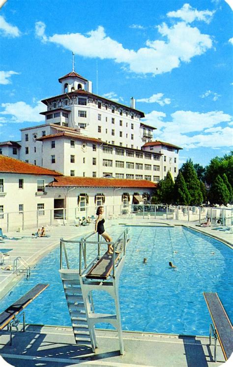 Broadmoor Hotel Lake Terrace Swimming Pool Colorado Springs Co A
