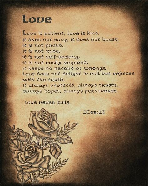 Love Is Bible Verse 1cor13 By Ilovepencils Redbubble