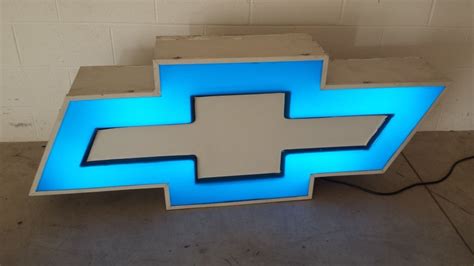 Chevrolet Bow Tie Light Up Sign 64x45
