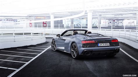 Audi R8 Spyder V10 Performance Rwd 2022my Color Kamero Grey Rear