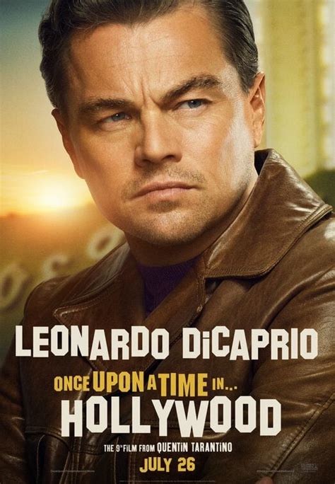 Leonardo Dicaprio Poster For Once Upon A Time In Hollywood 2019 Movie N Co