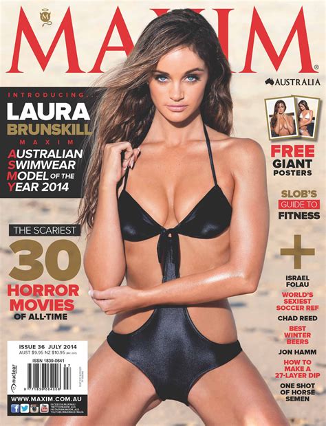 Maxim Australia Maxim Male Magazine Swimwear Model