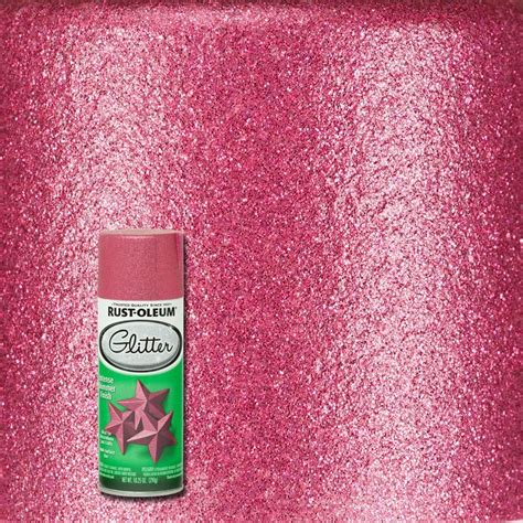 Rust Oleum Specialty 1025 Oz Bright Pink Glitter Spray